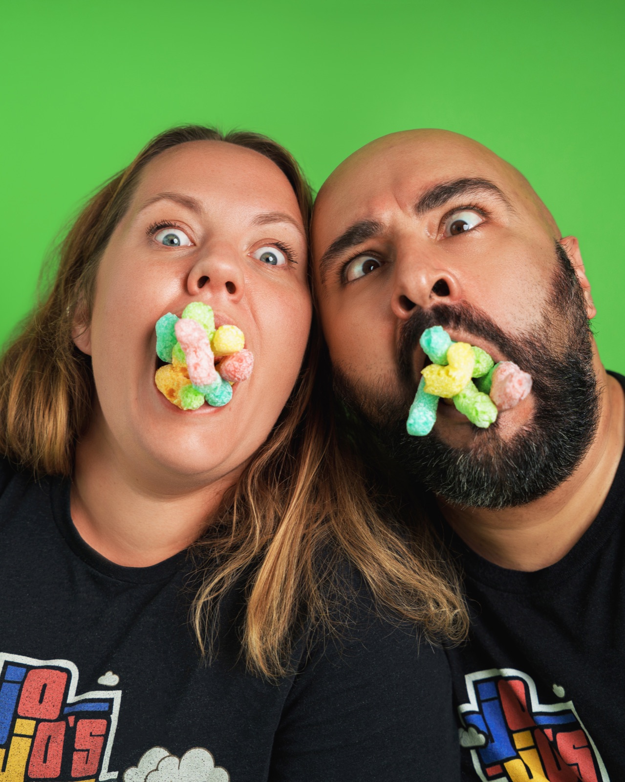 Johanna and Jouya, founders of JoJo's Foods